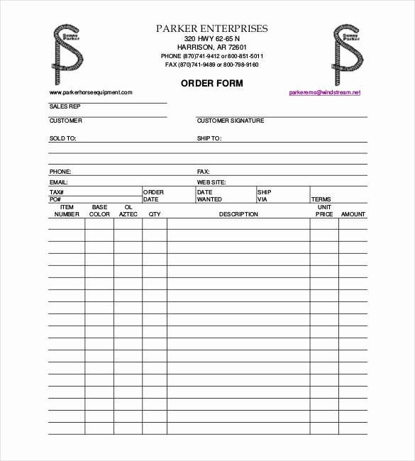 Order form Template Excel Best Of 41 Blank order form Templates Pdf Doc Excel