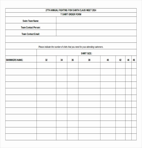 Order form Template Excel Inspirational 29 order form Templates Pdf Doc Excel
