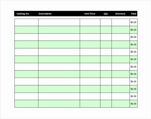 Order form Template Excel Lovely 29 order form Templates Pdf Doc Excel