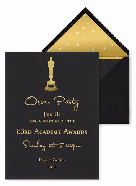 Oscar Invitation Templates Awesome Best Oscar Viewing Party Invitations Paperblog