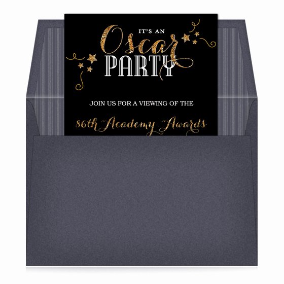 Oscar Invitation Templates New Oscar Night Invitations &amp; Cards On Pingg