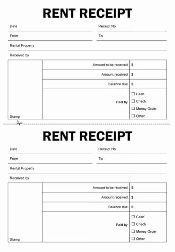 Paid In Full Receipt Template Free Awesome Free Rent Receipt Templates Download or Print