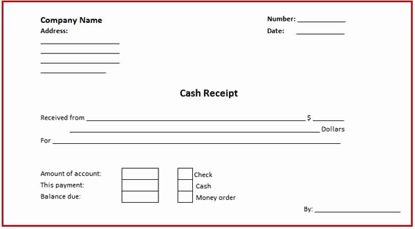 Paid In Full Receipt Template Fresh Receipt