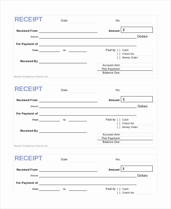 Paid In Full Receipt Template Inspirational Cash Receipt Template to Use and Its Purposes