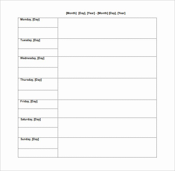 Paint Schedule Template Best Of Blank Schedule Template – 21 Free Word Excel Pdf format