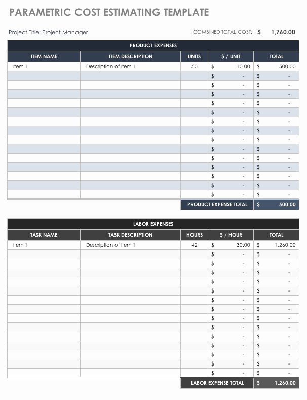 Painting Estimate Template Excel Best Of Free Estimate Templates