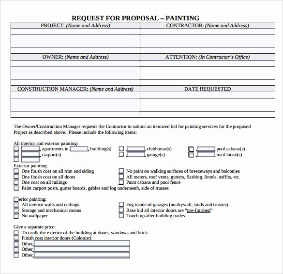 Painting Estimate Template Excel Inspirational 9 Painting Estimate Templates Pdf Excel