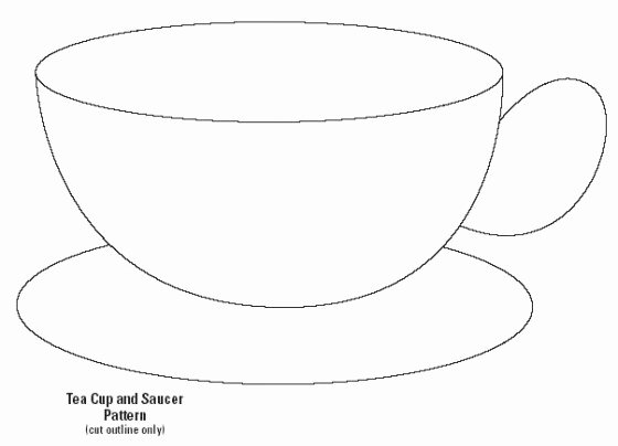 Paper Tea Cup Template New French Fashion and Trends Homemade Hanging Mobile and My