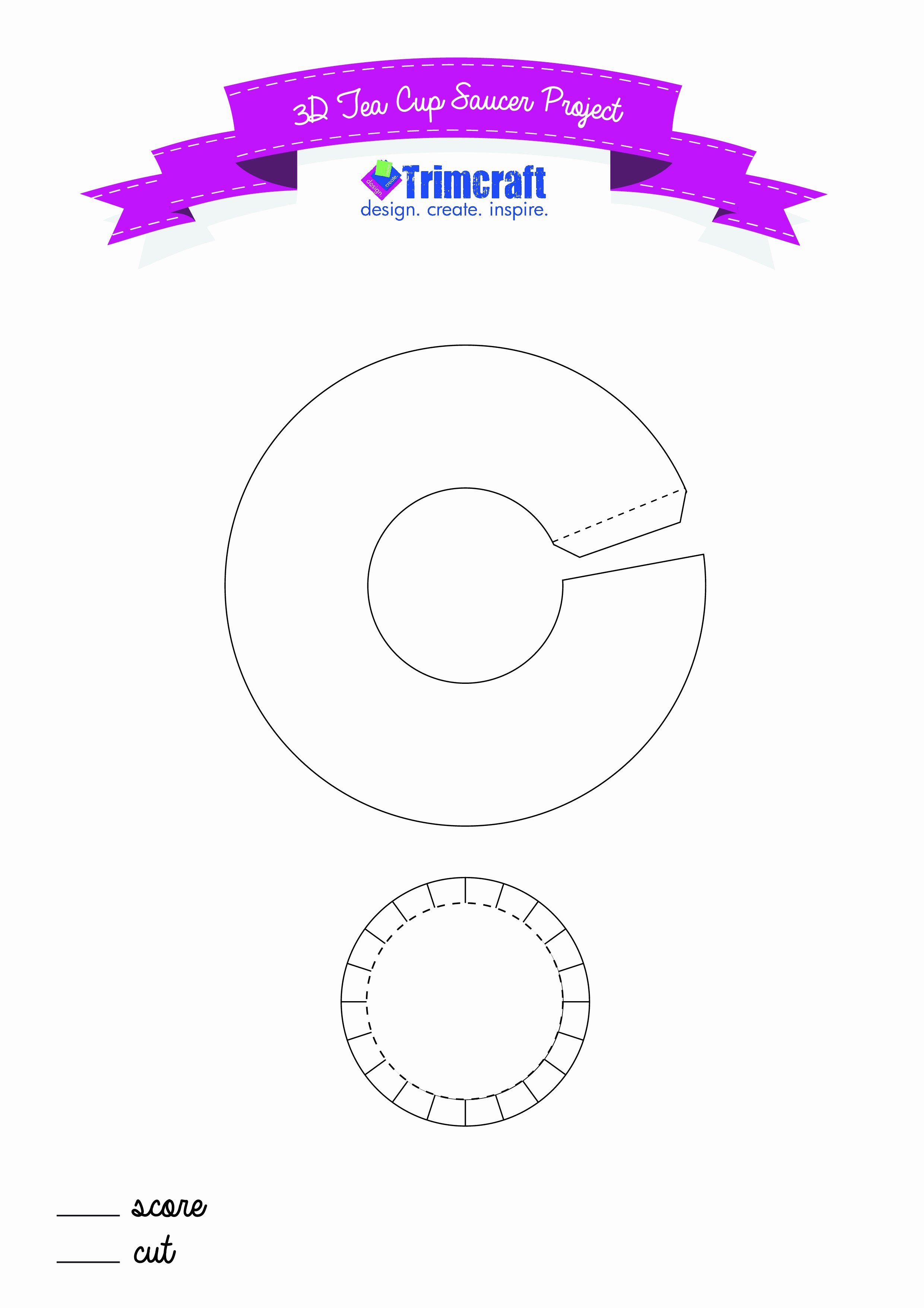 Paper Tea Cup Template New Pin by Krys Můj On Moje