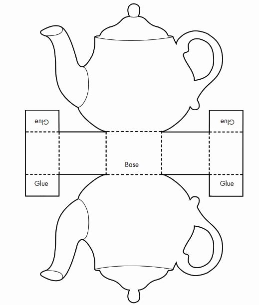 Paper Teacup Template Best Of Printable Teacup Template Tea Pot Candy Box Templates