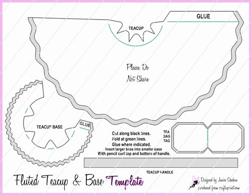 Paper Teacup Template Best Of Teacup Tea Cup Favor Gift Box Png Template Cup