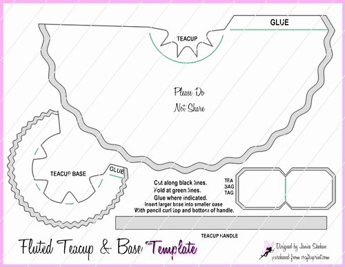 Paper Teacup Template Best Of Teacup Tea Cup Favor Gift Box Png Template Cup