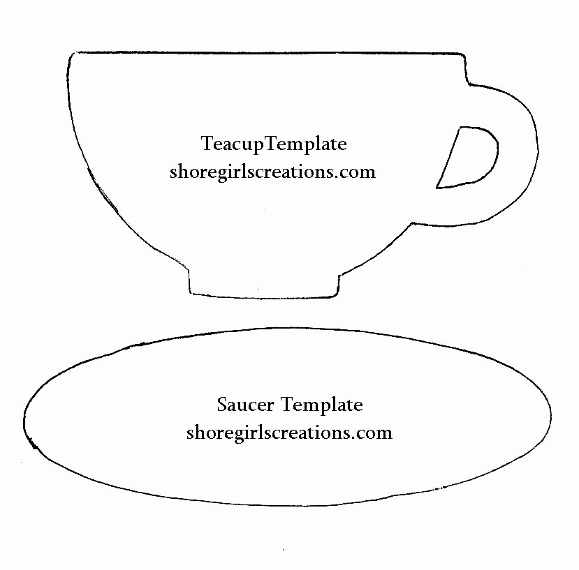 Paper Teacup Template
