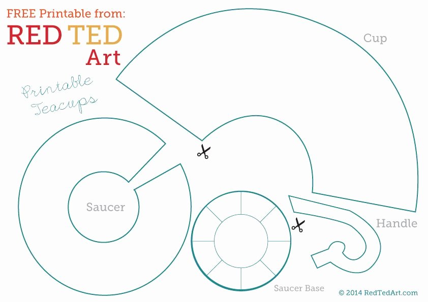 Paper Teacup Template Unique Your Free Teacup Printable Paper Crafts