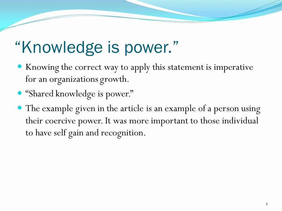Paragraph On Knowledge is Power Best Of Knowledge Management’s social Dimension Ppt Video Online