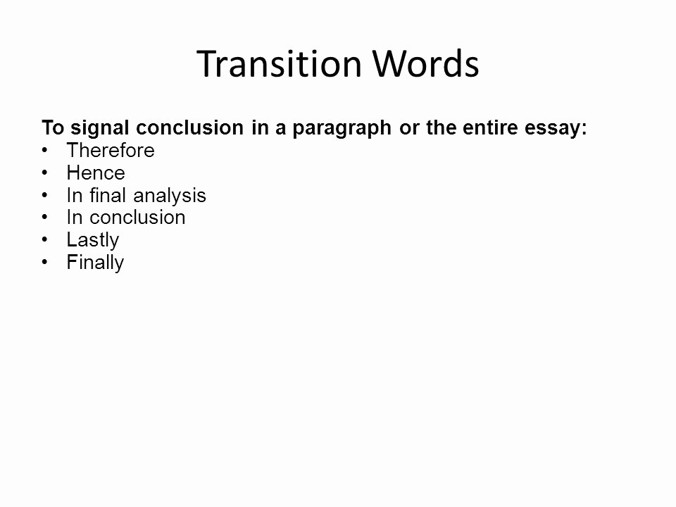 Paragraph Transition Words for Essays Best Of Writing A Multi Paragraph Essay Ppt Video Online