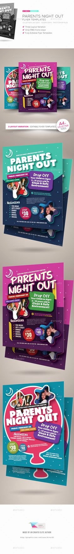 Parents Night Out Flyer Template Elegant Family Cookout event Flyer Poster Template