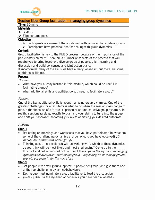 Participant Guide Template