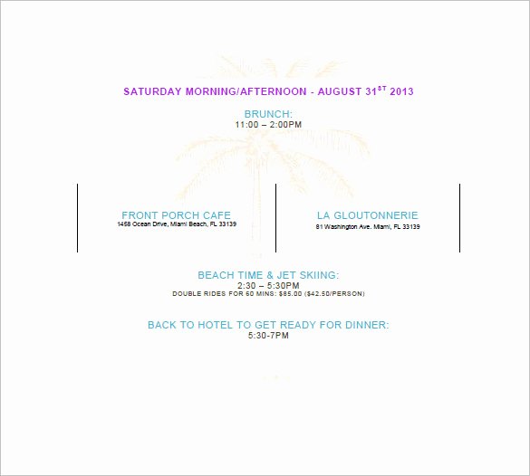 Party Agenda Template Elegant Party Agenda Template 10 Free Word Excel Pdf format