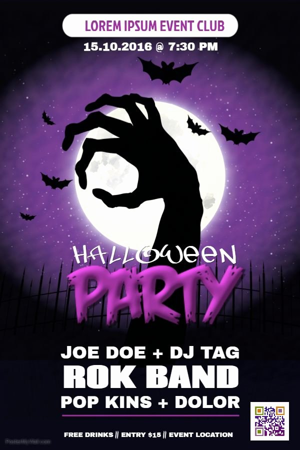 Party Poster Ideas Lovely Halloween Party Poster Ideas