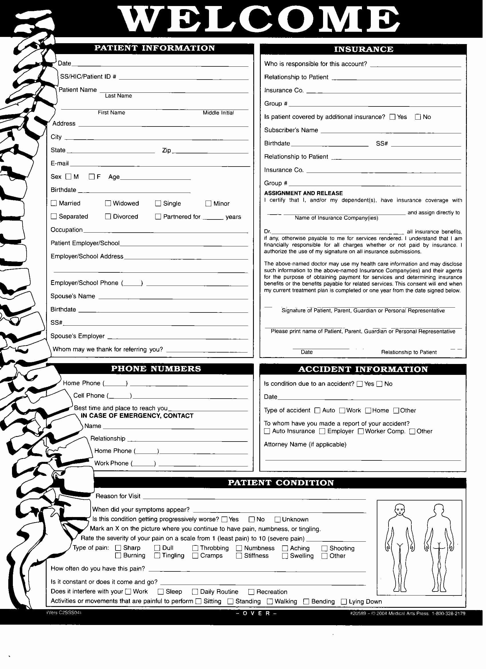 Patient Face Sheet Template Elegant 23 Of Chiropractic Exam forms Template