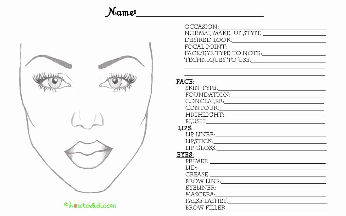 Patient Face Sheet Template Inspirational 25 Of Botox Treatment Record Template