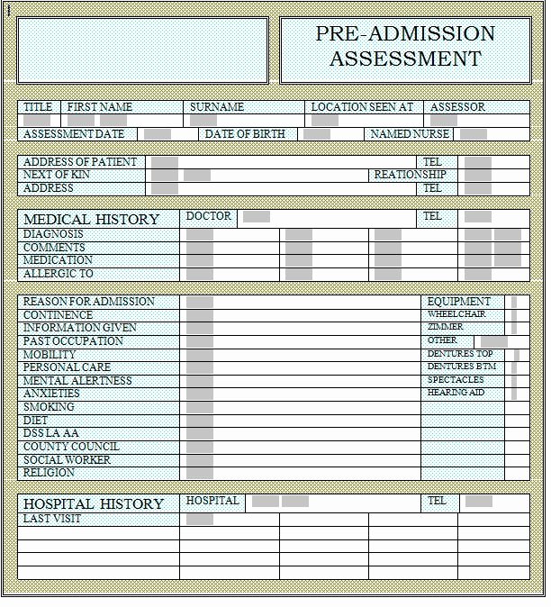 Patient Face Sheet Template New 22 Of Hospital Admission Report Template