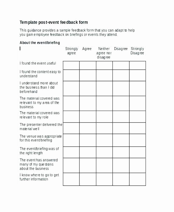 Patient Feedback form Inspirational Patient Feedback form