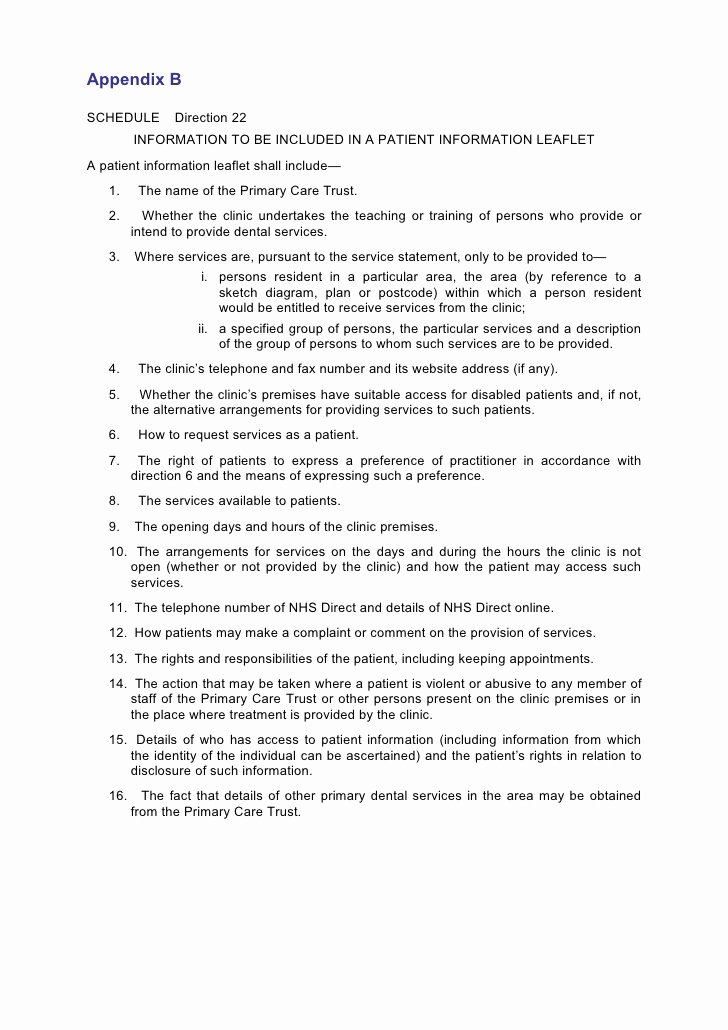 Patient Information form Template Lovely Download the Patient Information Leaflet Template