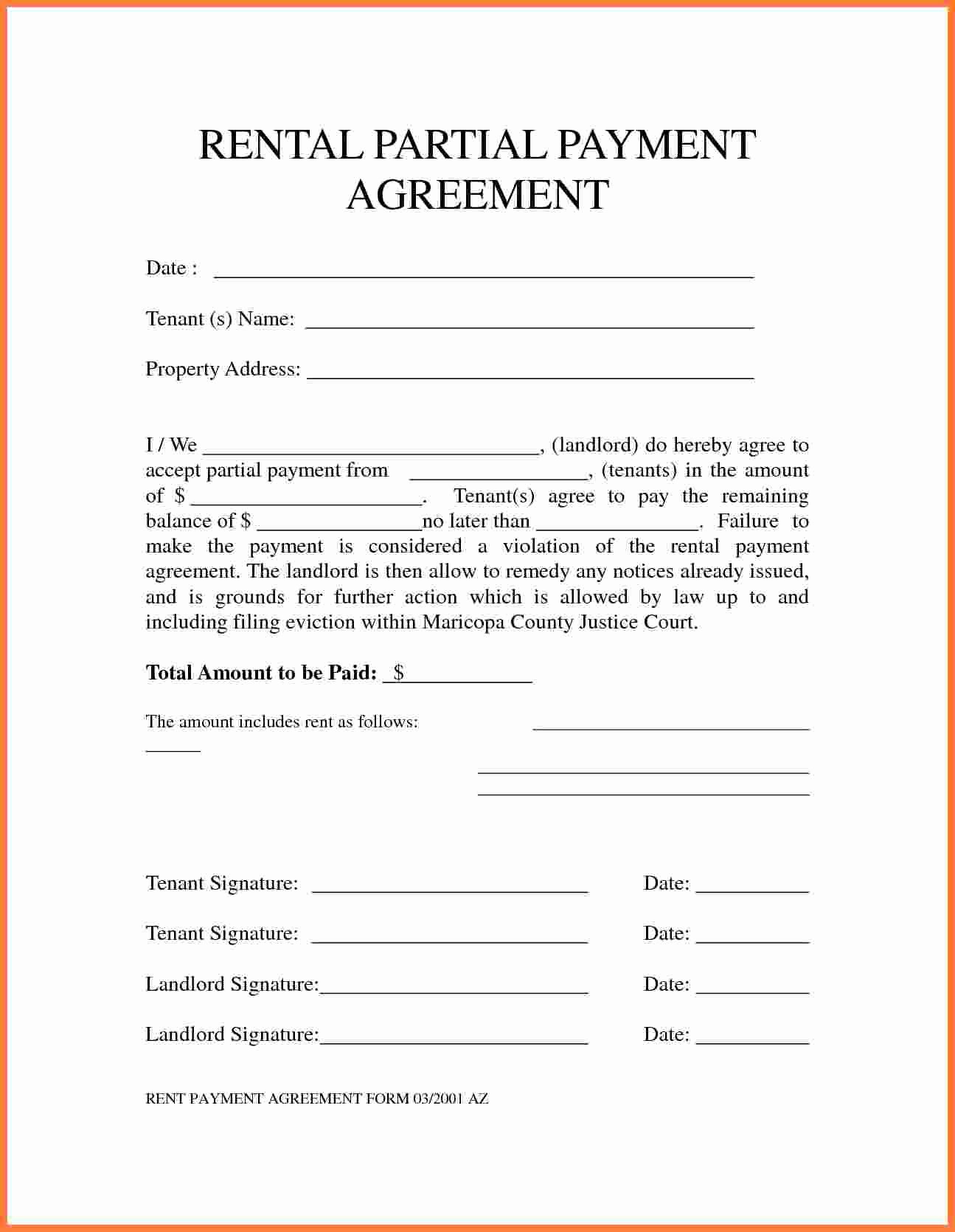 Payment Arrangement Template Beautiful 5 Payment Agreement Template