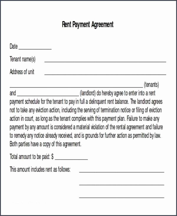 Payment Arrangement Template Best Of Payment Contract and Payment Agreement 40 Templates