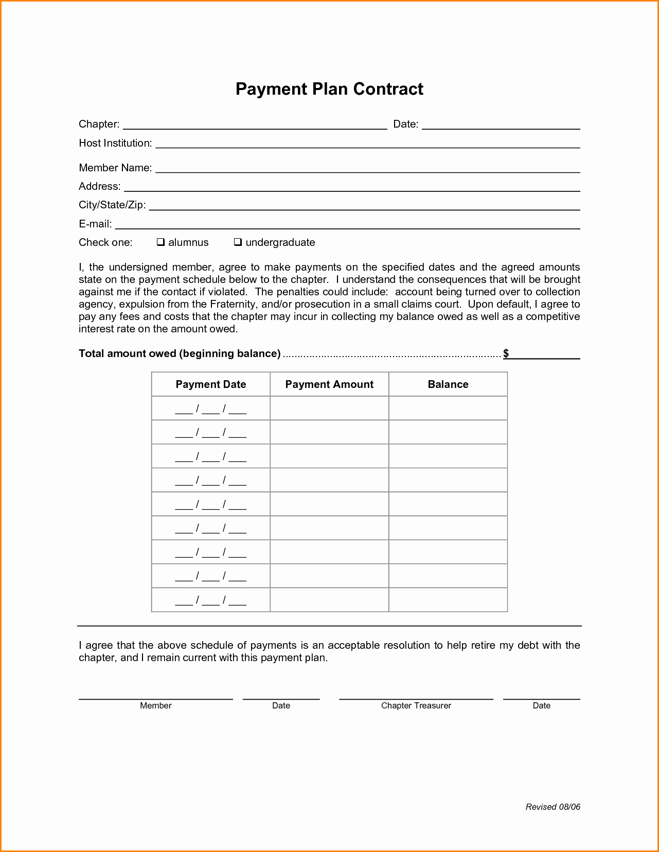 Payment Contract Example Beautiful Agreement Templates