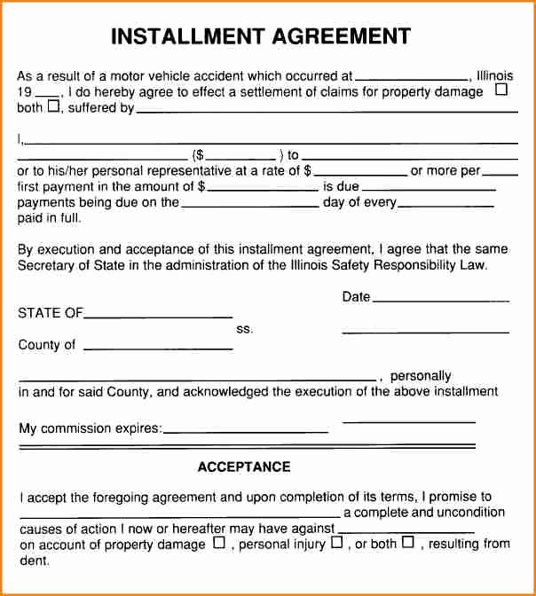 Payment Plan Agreement Beautiful 6 Installment Payment Contract Template