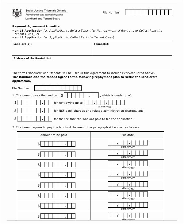 Payment Plan Agreement Lovely Payment Agreement Contract Sample 17 Examples In Word