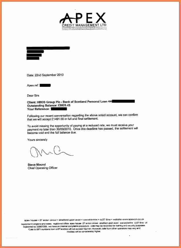 Payment Settlement Agreement Awesome 15 Payment Settlement Letter format