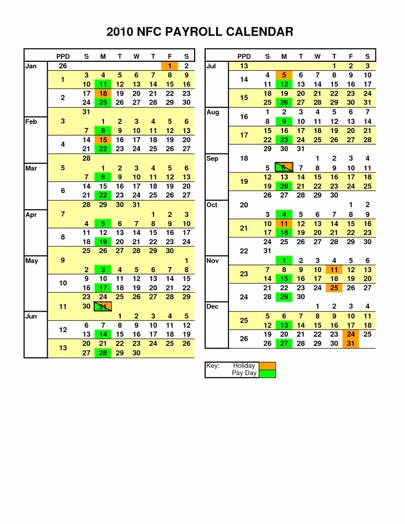 Payroll Calendar Template 2019 Lovely Adp Biweekly Payroll Calendar