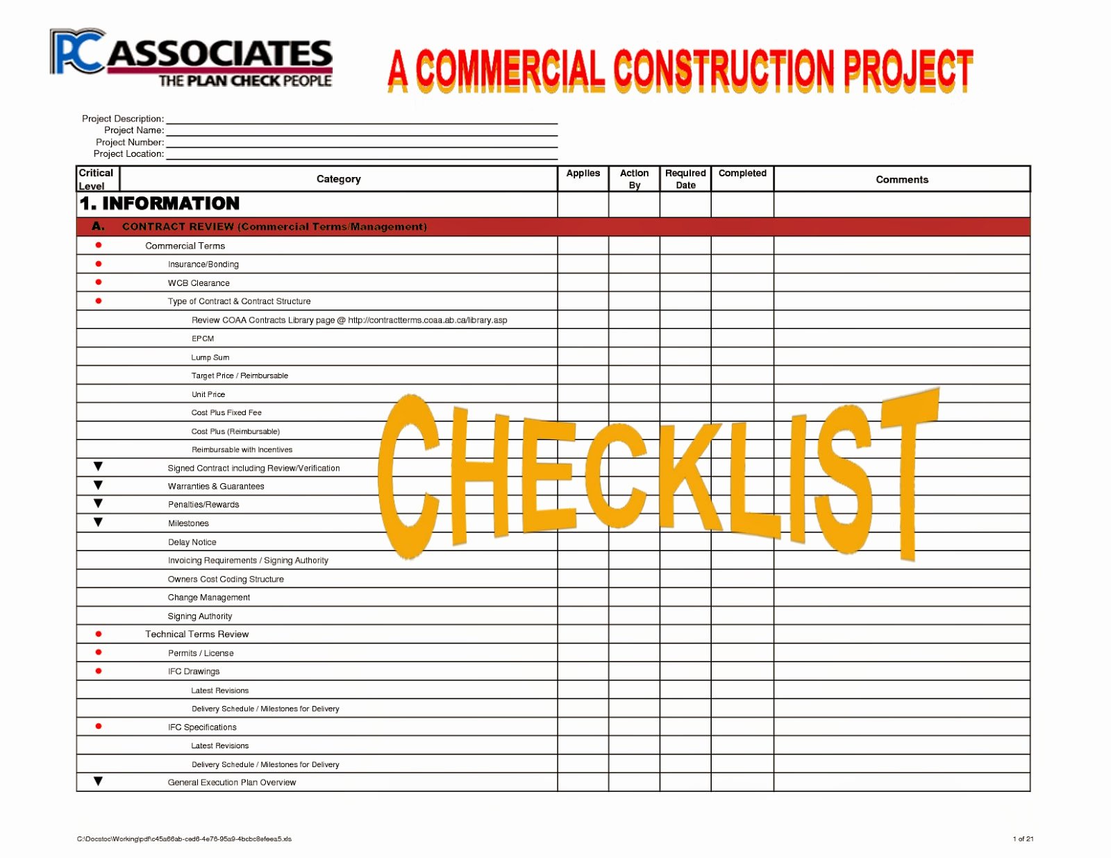 Pc Build Checklist Template Elegant Construction Processes Review