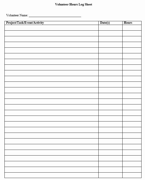 Pc Build Checklist Template Unique 10 Free Sample Volunteer Sign In Sheet Templates