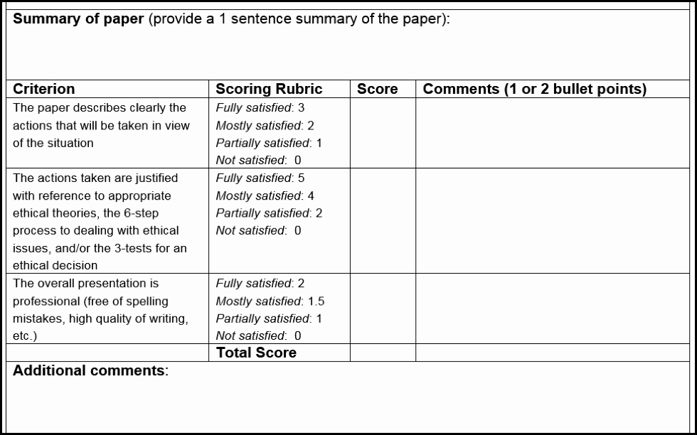 Peer Review Template Luxury Peer Review with 500 Students – Teaching for Learning