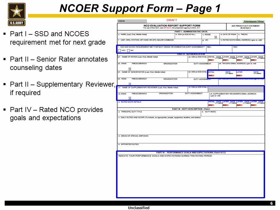 Performance Goals and Expectations Examples Army Awesome Revised Non Missioned Ficer Evaluation Reporting