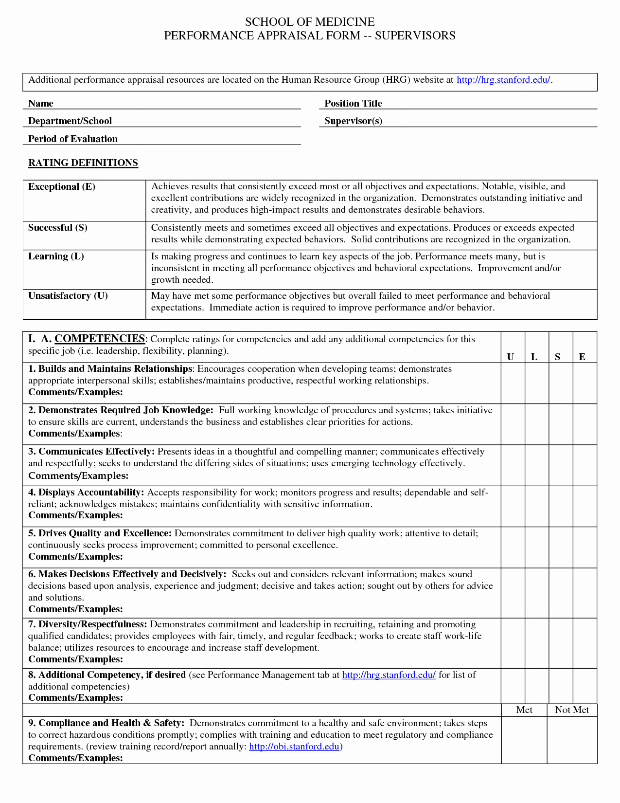 Performance Summary Example Awesome Simple Performance Appraisal Template Example