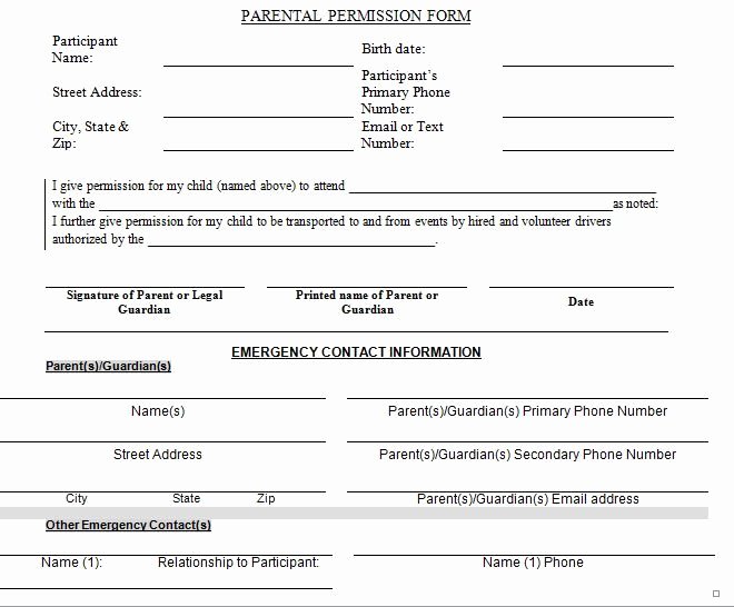 Permission Slips Lds Elegant We Prepared 35 Permission Slip Templates &amp; Field Trip