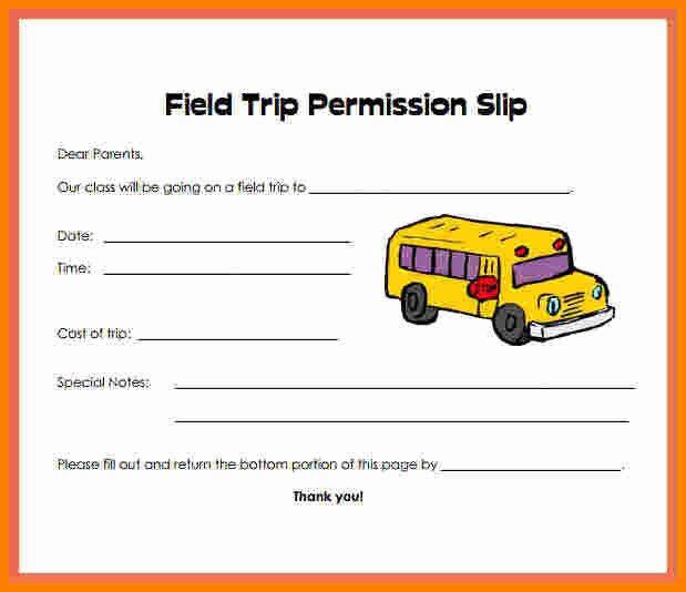 Permission Slips Lds Fresh 11 Fieldtrip Permission Slip