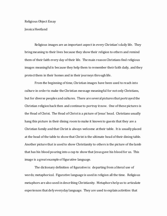 Personal Background Essay Examples New Christianity Essay