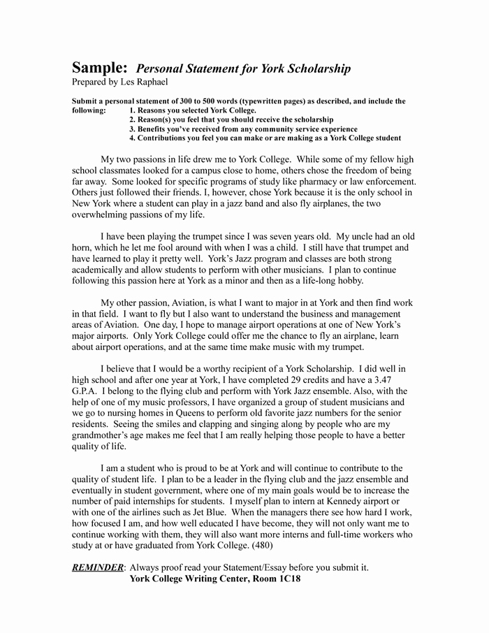Personal Essay for College format New Personal Statement Free Download Elsevier social Sciences