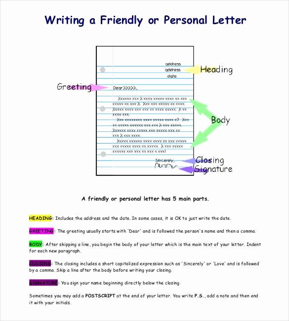 Personal Letter format Template New 44 Personal Letter Templates Pdf Doc