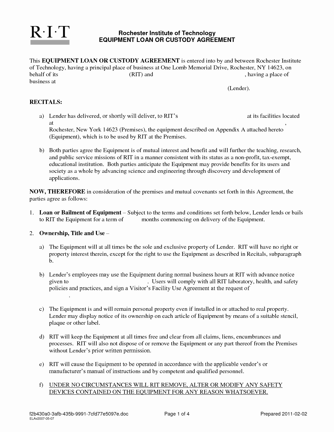 Personal Loan Agreement Template Fresh Free Printable Personal Loan Contract form Generic
