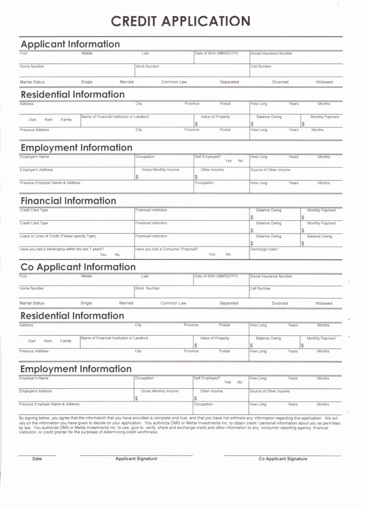 Personal Loan Application form Template Best Of Auto Loan Credit Application form Pdf Auto Loan