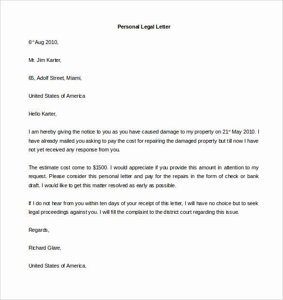 Personal Loan Letter format Best Of 40 Personal Letter Templates Pdf Doc