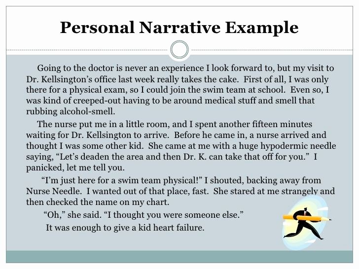 Personal Narrative Examples College New Personal Narrative Essay Examples Teaching